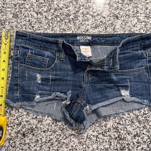 Mossimo Supply Co. Women's Distressed Blue Jean Shorts
